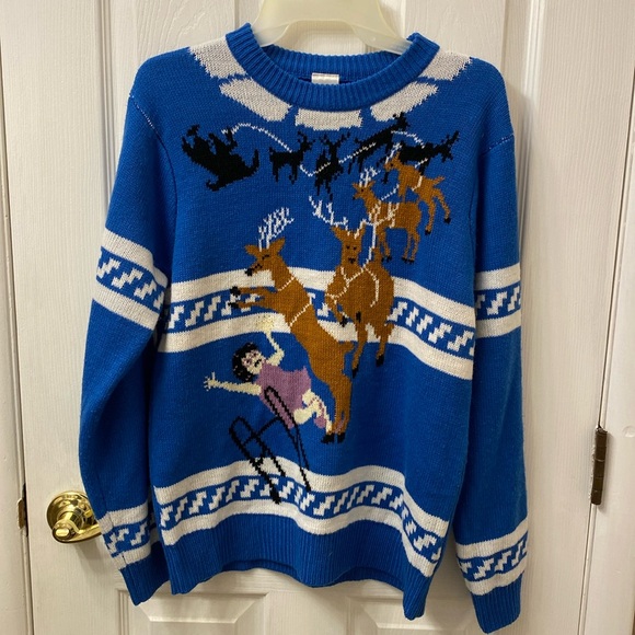 ‘Grandma Got Run Over by a Reindeer’ Ugly Christmas Sweater - Picture 1 of 7